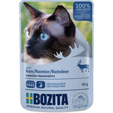 Katzenfutter Häppchen in Gelee – Rentier - 12 x 85 g