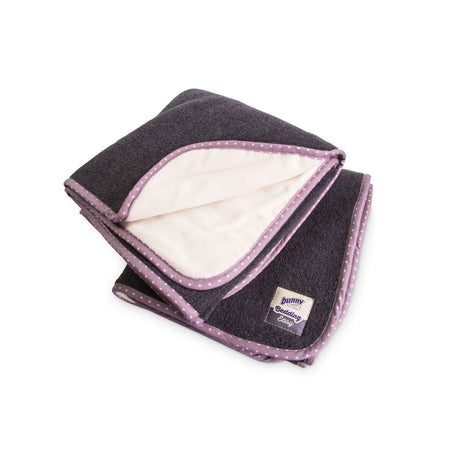 Bedding Easy Einstreumatte für Kleintiere – 120 x 60 cm - grau - Rand pink/weiß