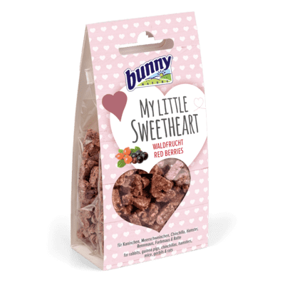 Herzkeks My little Sweetheart Kleintier Snack – 30 g - Waldfrucht