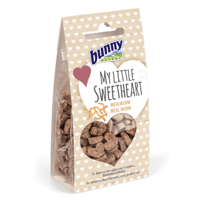 Herzkeks My little Sweetheart Kleintier Snack – 30 g - Mehlwurm
