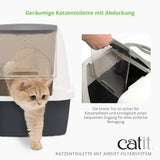 Catit Katzentoilette mit Abdeckung