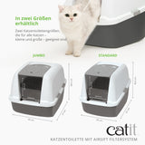 Catit Katzentoilette mit Abdeckung