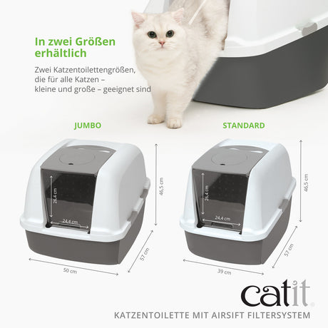 Catit Katzentoilette mit Abdeckung