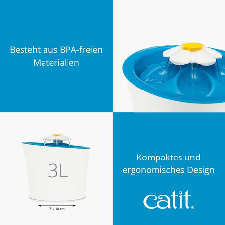 LED Blumentrinkbrunnen 3 Liter