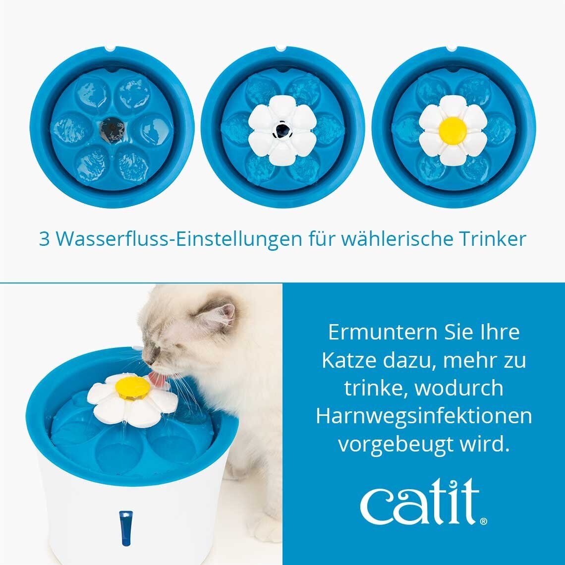 LED Blumentrinkbrunnen 3 Liter