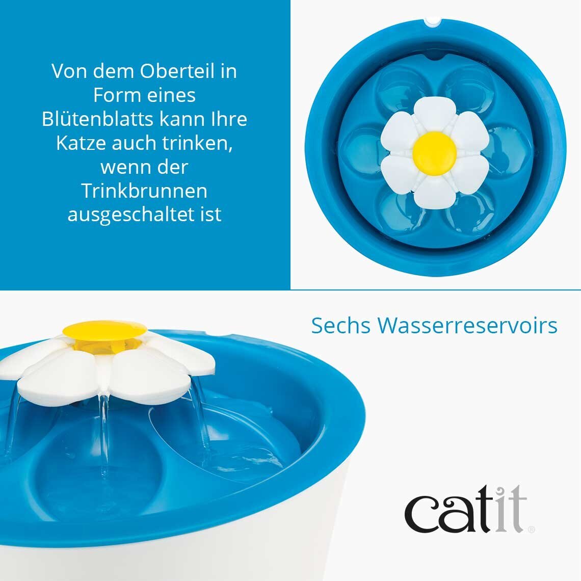 LED Blumentrinkbrunnen 3 Liter
