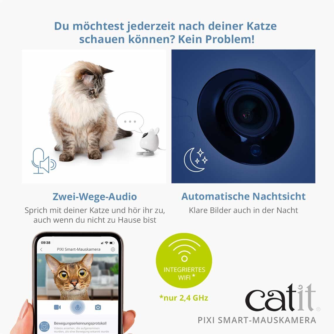 Catit Pixi Smart Mouse Katzen Camera