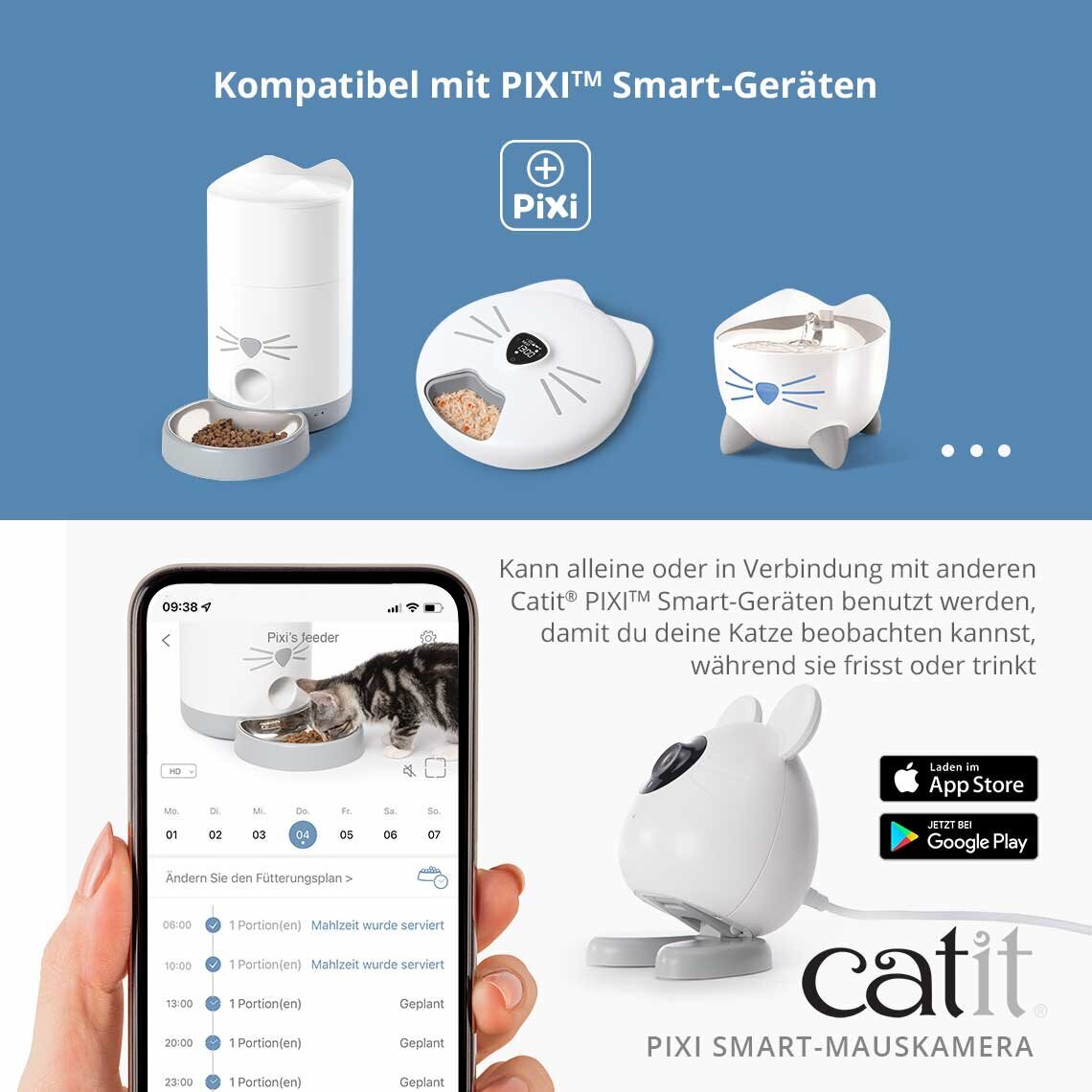 Catit Pixi Smart Mouse Katzen Camera