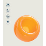 Orbee-Tuff Snoop Ø ca. 12,5 cm Interaktives Snackspielzeug – ORANGE