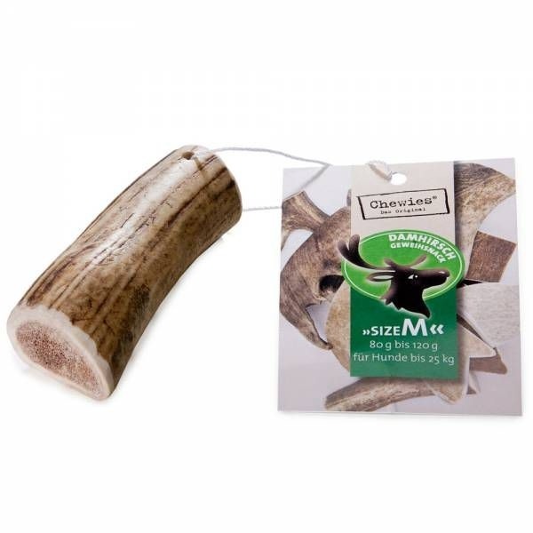 Chewies Snack Damhirsch Geweih – Gr. M, Stück (80-120g)