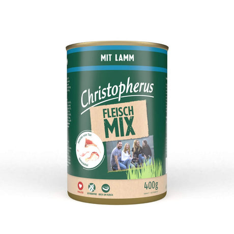 Christopherus Hundefutter Dose Fleischmix – mit Lamm 6x400g