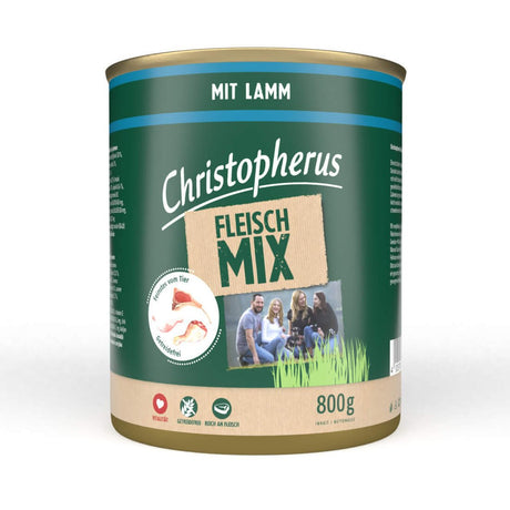 Christopherus Hundefutter Dose Fleischmix – mit Lamm 6x800g