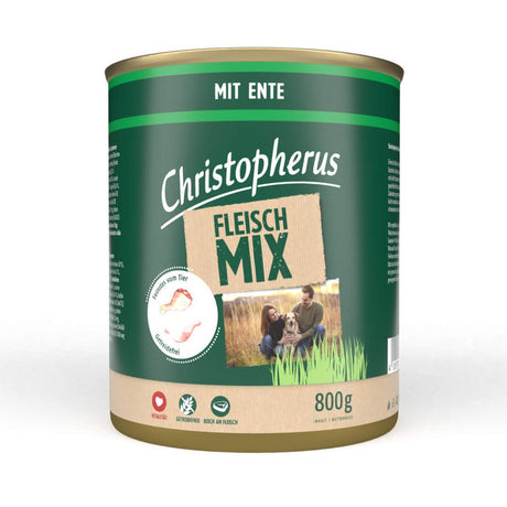 Christopherus Hundefutter Dose Fleischmix – mit Ente 6x800g