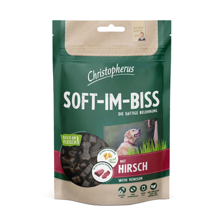 Christopherus Hundesnacks Soft-Im-Biss mit Hirsch