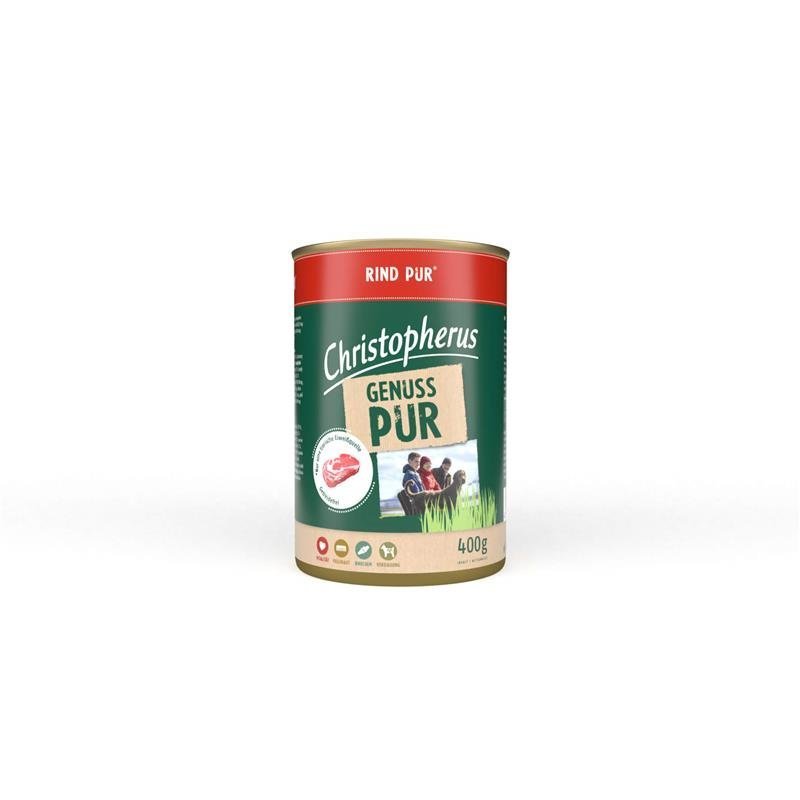 Nassfutter Pur – Rind 6x400g