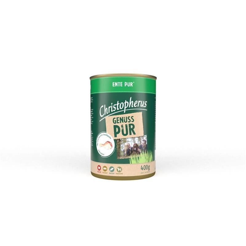 Nassfutter Pur – Ente 6x400g