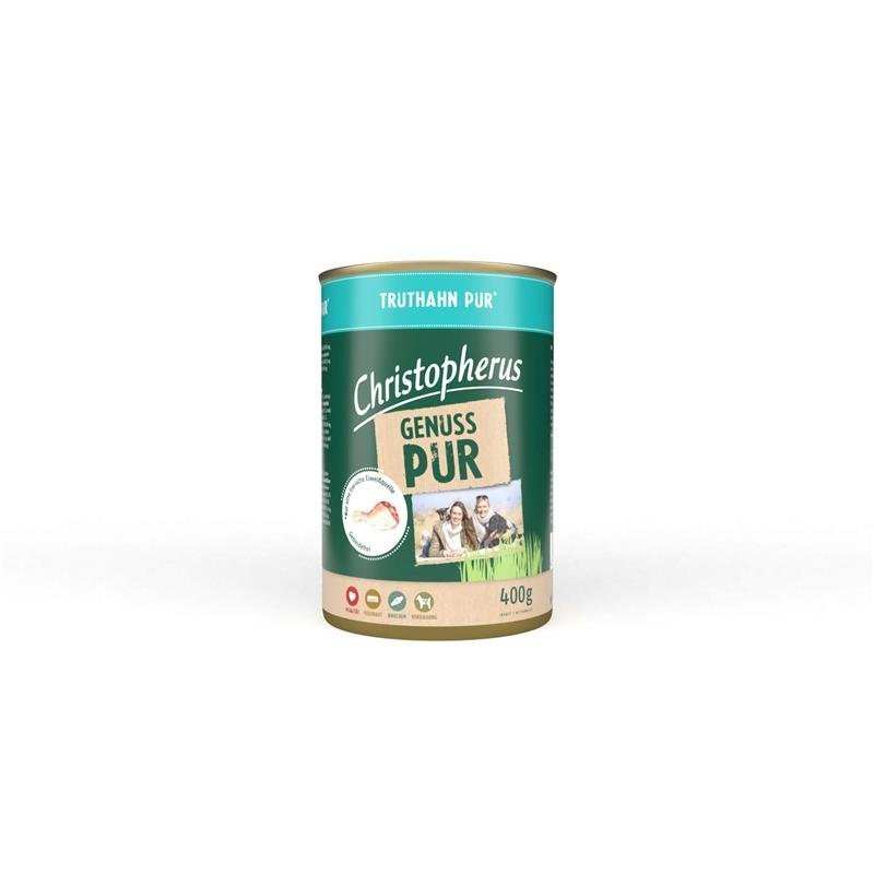 Nassfutter Pur – Truthahn 6x400g