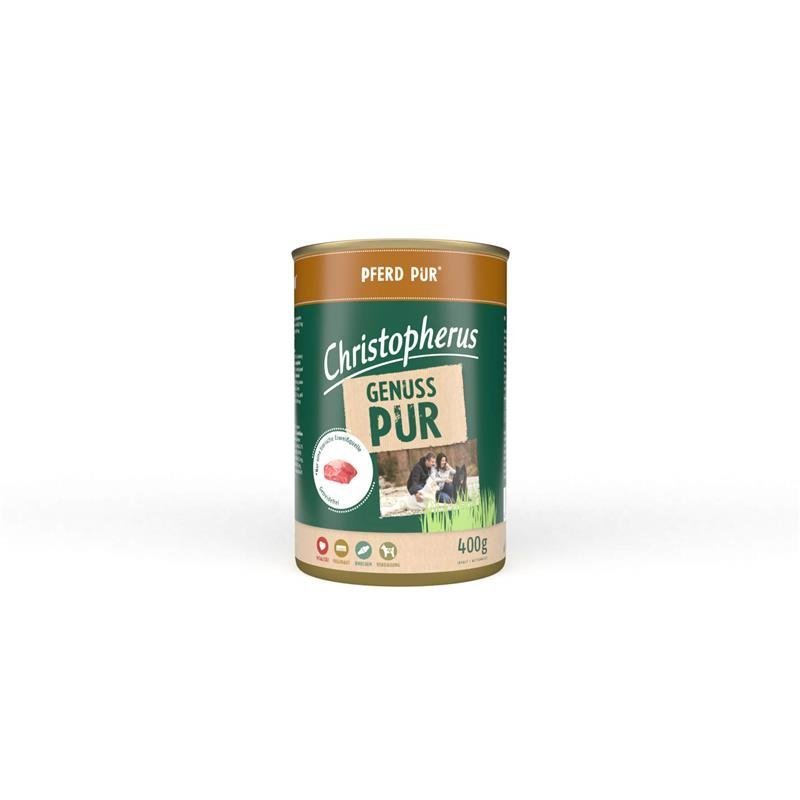 Nassfutter Pur – Pferd 6x400g