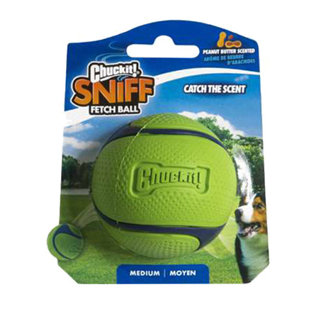 Chuckit! Sniff Fetch Ball Bacon & Peanut Butter – Peanut Butter