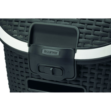 Curver Transportbox Transportkorb Reisekorb – anthrazit, L: 51 cm B: 38 cm H: 33 cm