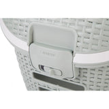 Curver Transportbox Transportkorb Reisekorb – hellblau, L: 51 cm B: 38 cm H: 33 cm