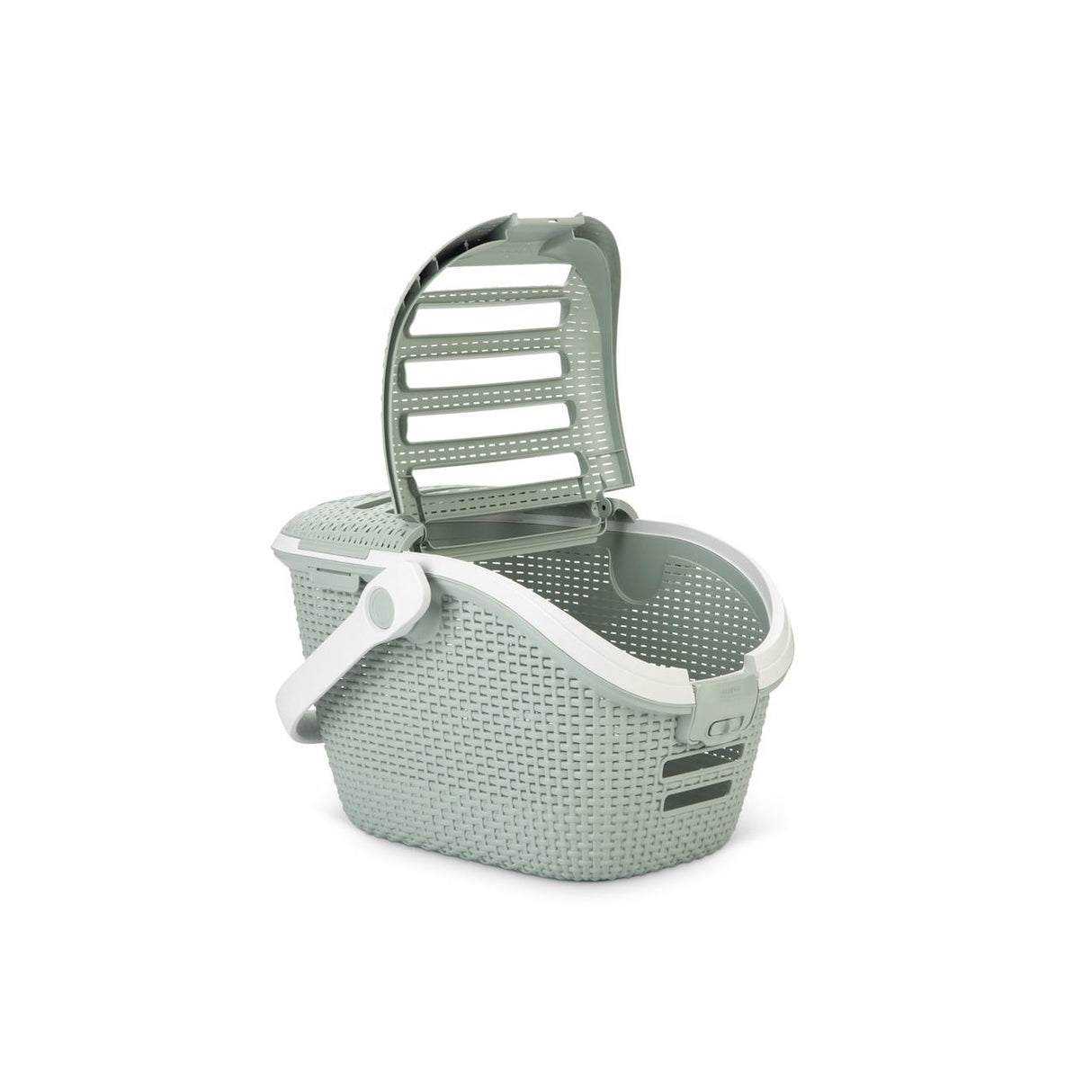 Curver Transportbox Transportkorb Reisekorb – hellblau, L: 51 cm B: 38 cm H: 33 cm
