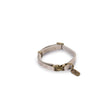 Designed by Lotte Hundehalsband Velura – grau - 10 mm, L: 20 - 30 cm