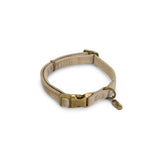 Designed by Lotte Hundehalsband Velura – grau  - 20 mm, L: 35 - 50 cm