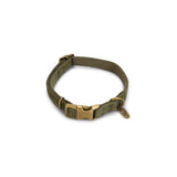 Designed by Lotte Hundehalsband Velura – grün  - 20 mm, L: 35 - 50 cm
