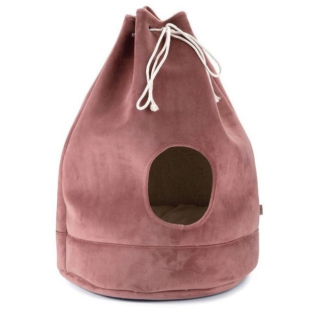 Katzenhöhle Beutel Vilar – Ø 45 x 60 cm - pink