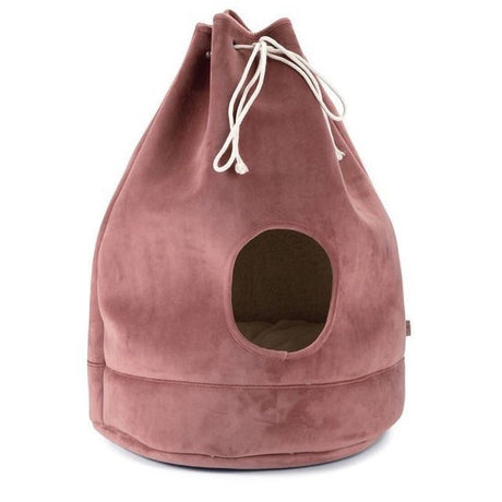 Katzenhöhle Beutel Vilar – Ø 45 x 60 cm - pink