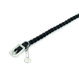 Designed By Lotte Lederhalsband für Hunde geflochten