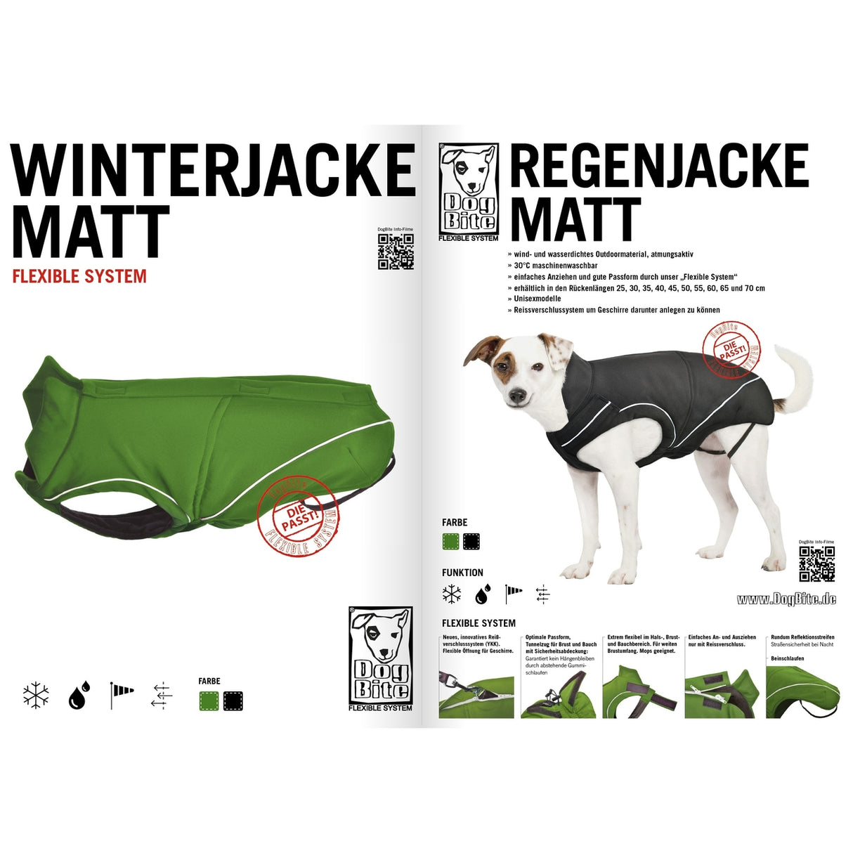 DogBite Hunde Winterjacke Matt
