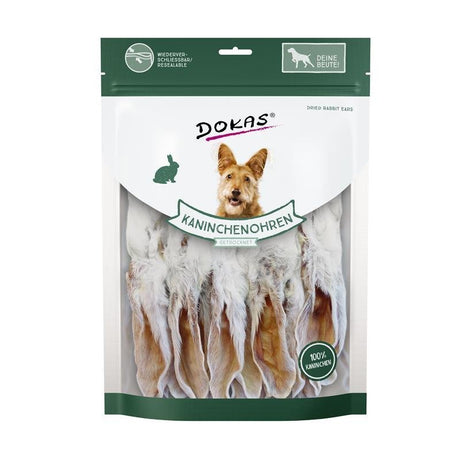 getrocknete Kaninchenohren mit Fell – 180 g