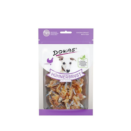 Dokas Hunde Snack Hühnerbrust mit Fisch – 70 g