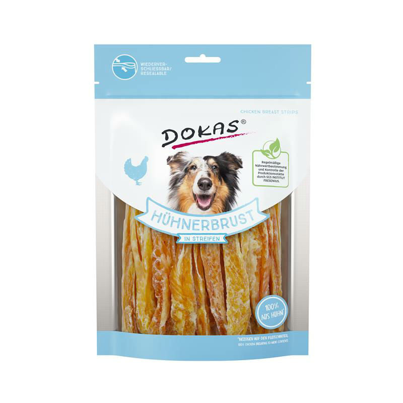 Hundesnack Hühnerbrust in Streifen – 250 g