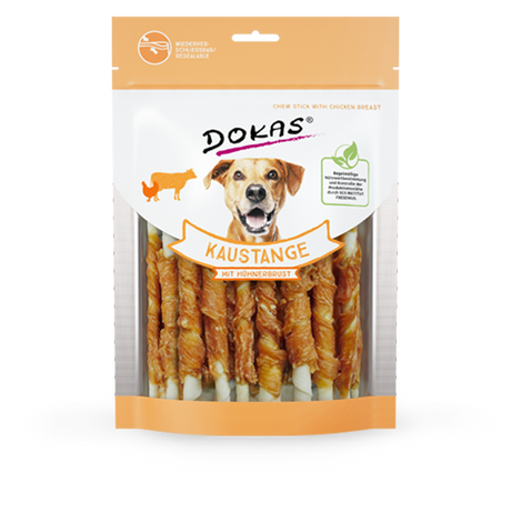 Dokas Hundesnack Kaustange mit Hühnerbrustfilet – 200 g