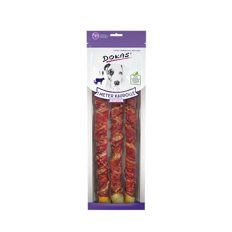 Kaurolle aus Rinderhaut 1 m – mit Ente, 315 g