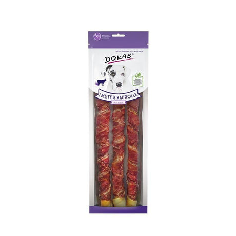 Kaurolle aus Rinderhaut 1 m – mit Ente, 315 g
