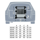 Trixie Doppel Transportbox Alubox Autobox für 2 Hunde