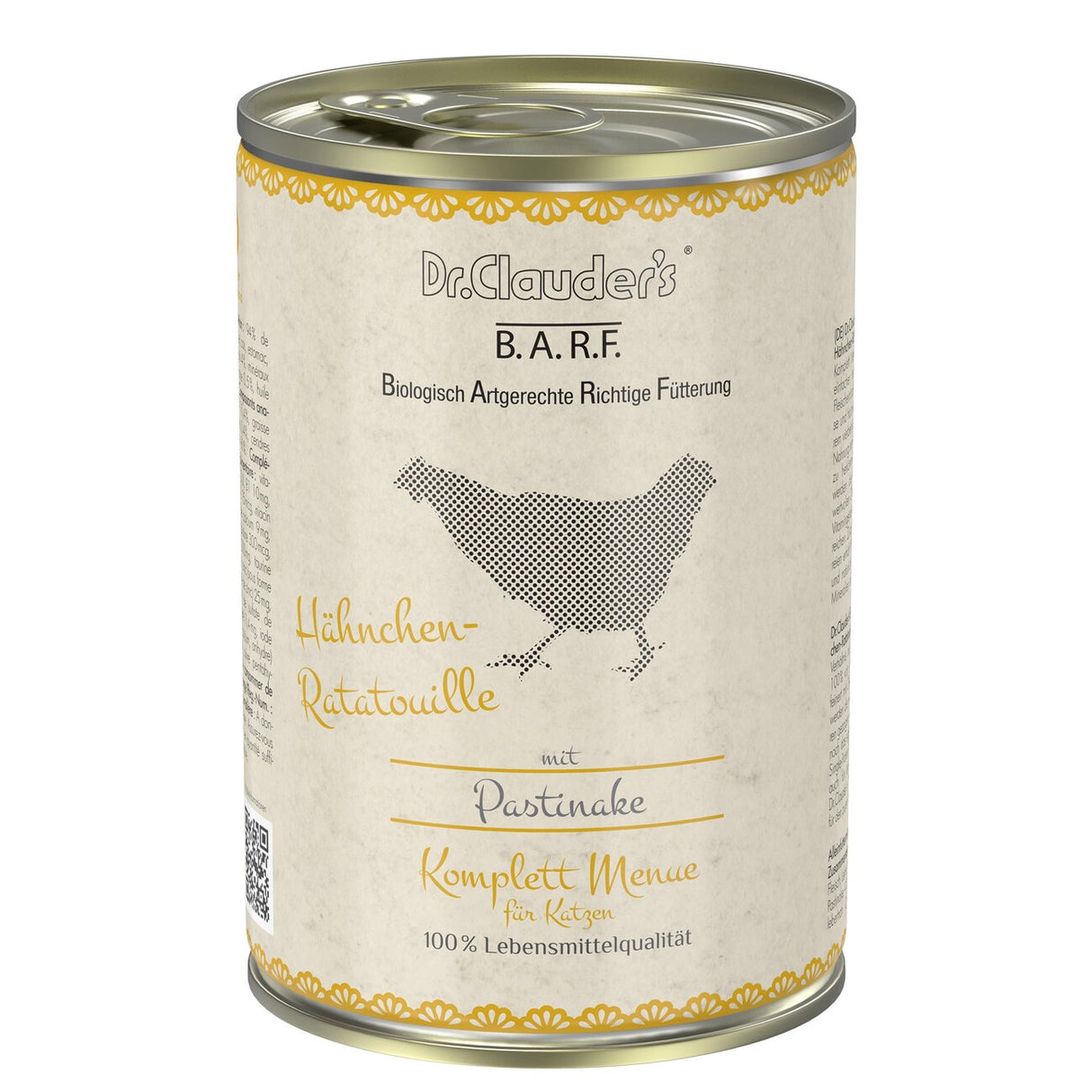 Barf Cat Komplettmenü Hähnchen-Ratatouille – 6 x 400 g