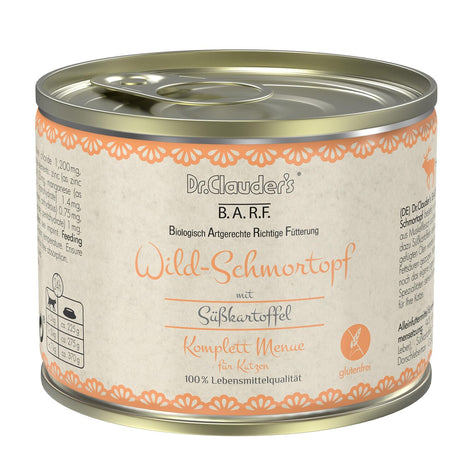 Barf Cat Komplettmenü Wild Schmortopf – 6 x 200 g