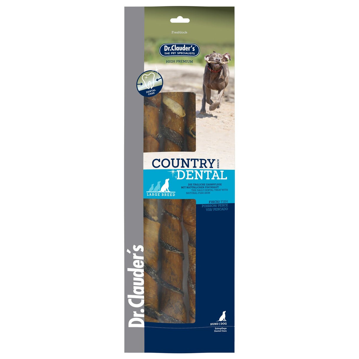 Country Dental Hundesnack Large Breed – Fisch 270g