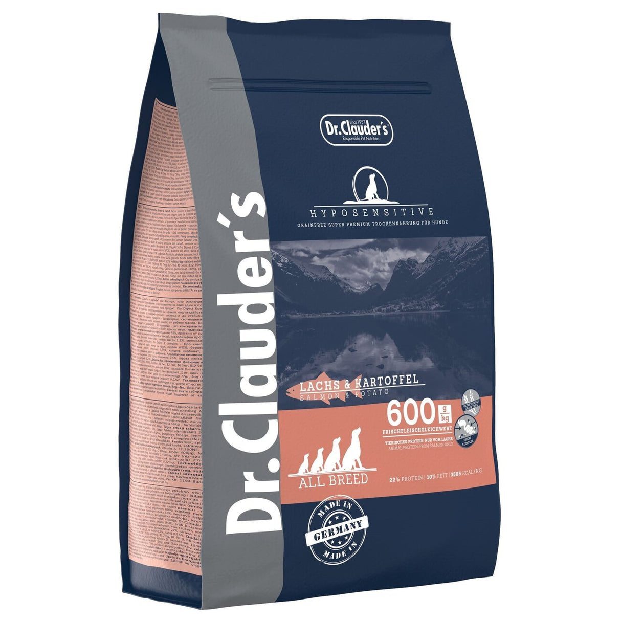 Dr. Clauder Hundefutter Hyposensitive Lachs & Kartoffel – 350 g