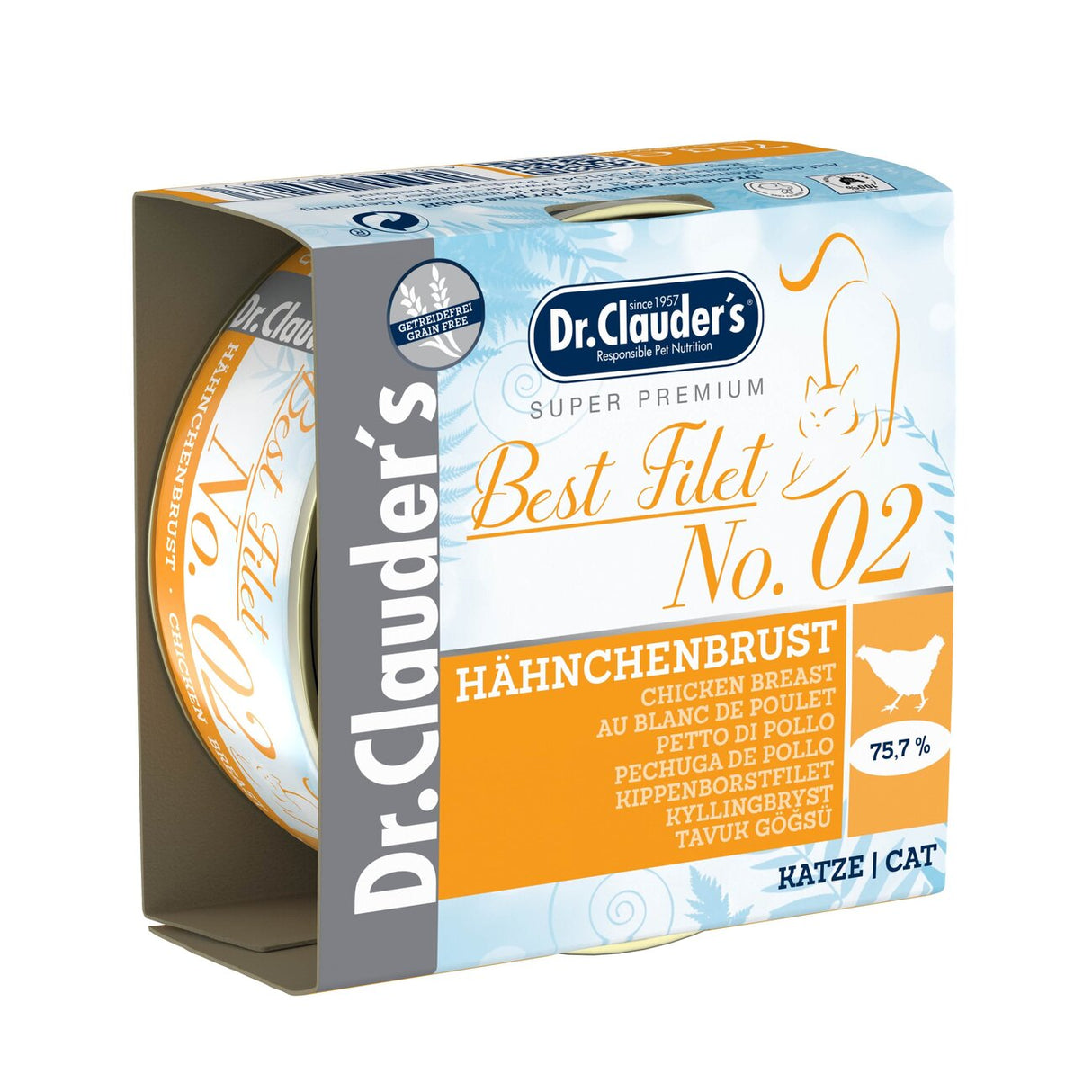 Katzenfutter Best Filet – No2: 24 x 70 g, Hähnchenbrust