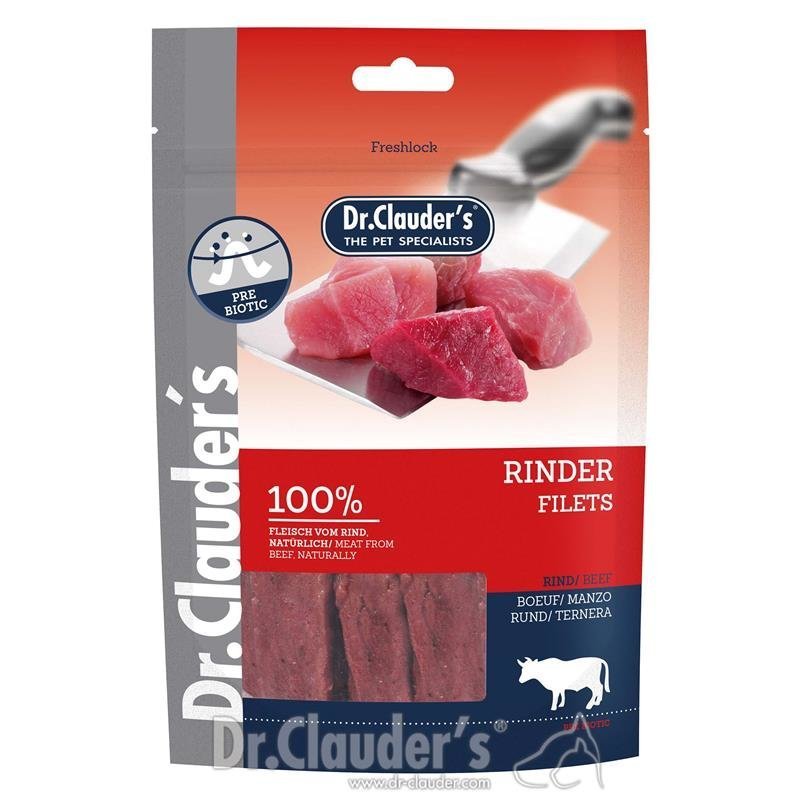 Hunde Filetstücke Hundesnacks – Rinderfilets 80g