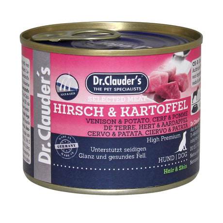 Selected Meat Pro Hair & Skin Hundefutter – Hirsch&Kartoffel 6x200g