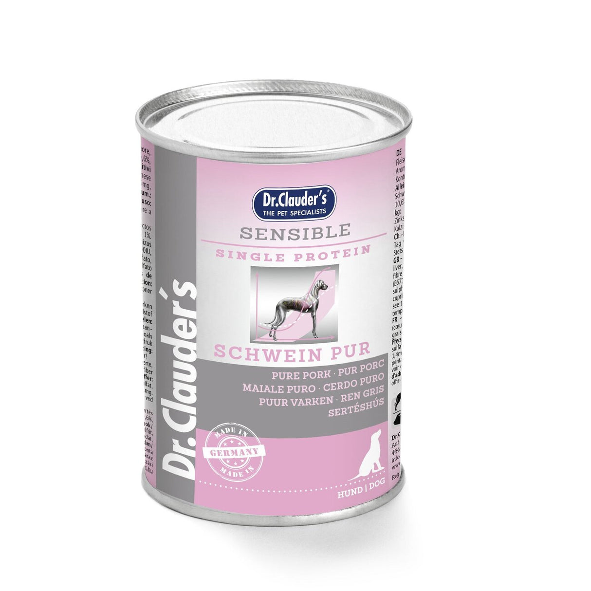 Selected Meat Sensible Hundefutter – Schwein pur 6x400g