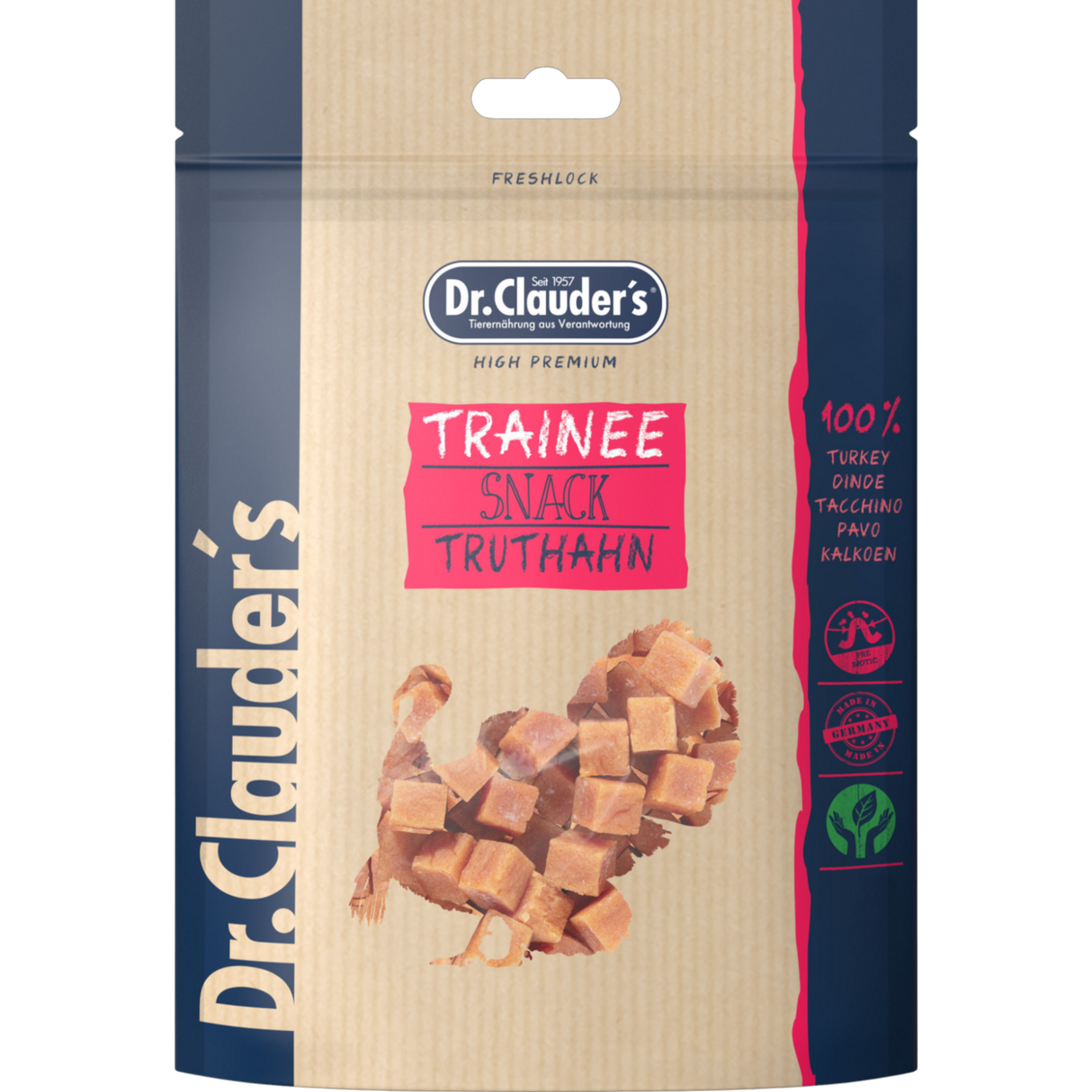Dr. Clauders Trainee Snack Premium – Truthahn 80g