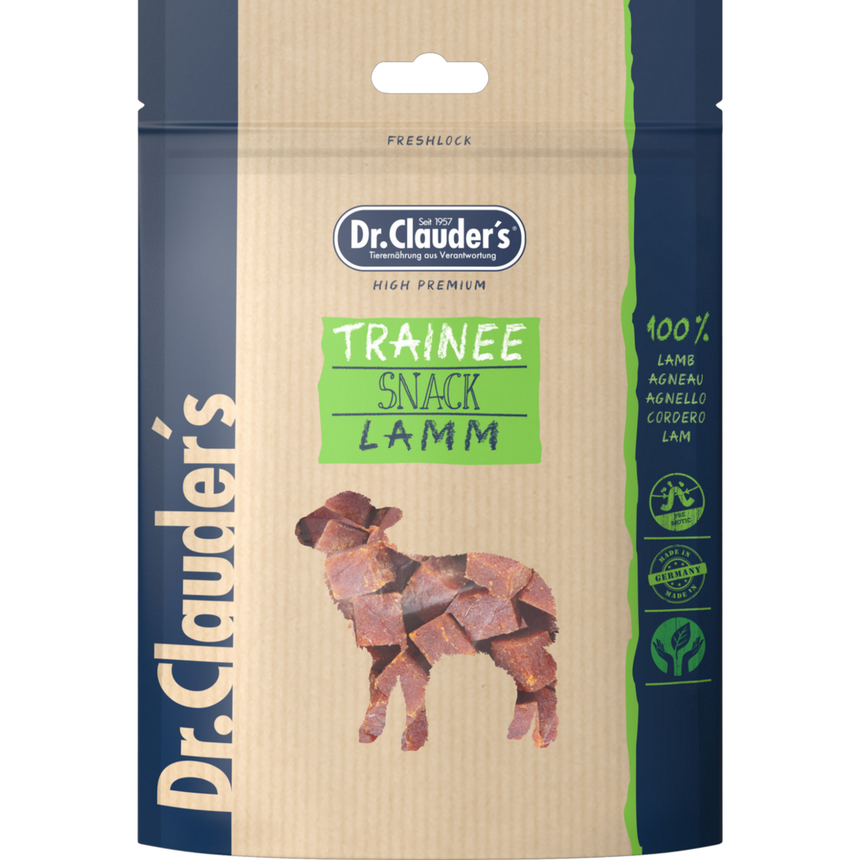 Dr. Clauders Trainee Snack Premium – Lamm, 80g